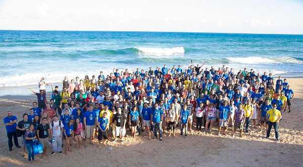 Foto Oficial da PythonBrasil em Porto de Galinhas